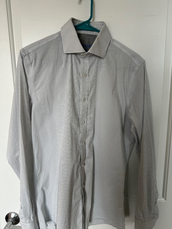 Twillory Other - Twillory performance dress shirt - White/Light Blue/Medium Blue Plaid